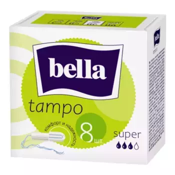 Тампоны без аппликатора Premium Comfort Super, 8 шт