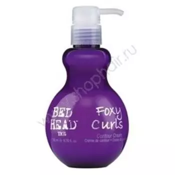 TIGI Bed Head Foxy Curls Contour Cream - Дефинирующий крем для вьющихся волос и защиты от влаги 200 мл