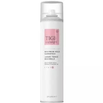 TIGI Copyright Custom Care Maximum Hold Hairspray - Лак суперсильной фиксации волос 385 мл