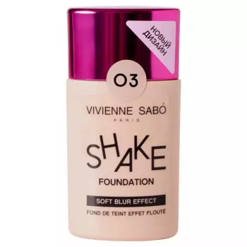 Тональный крем с натуральным блюр-эффектом Shake Foundation тон 03, 25 мл