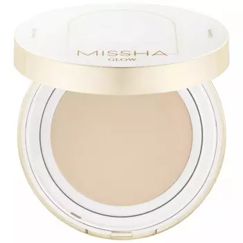 Тональный кушон "Прозрачное свечение" Glow Cushion SPF40 PA++ тон 21N Fair Light Beige, 14 г
