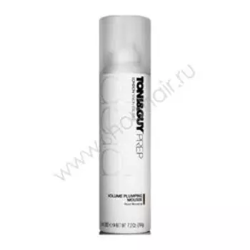 Toni and Guy Prep Volume Plumping Mousse - Мусс для волос «Эффектный объем от корней» 222 мл