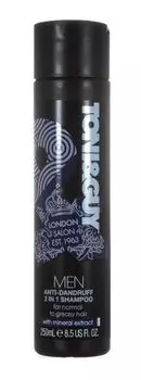 Toni&amp;Guy Men Anti-Dandruff 2 in 1 Shampoo - Шампунь-кондиционер против перхоти 250 мл