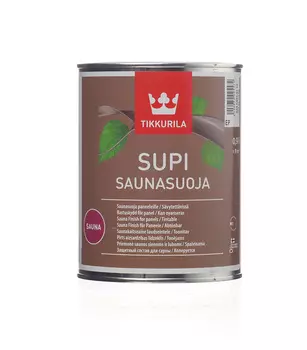 Антисептик Tikkurila/Tikkivala Supi Sauna Protect для бань и саун бесцветный 0,9 л