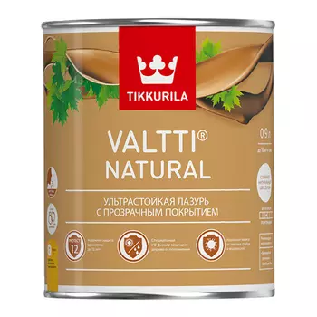 Антисептик Tikkurila/Tikkivala Valtti Natural декоративный для дерева бесцветный 0,9 л