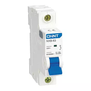 Автоматический выключатель модульный Chint NXB-63 1P 3А тип C 6 кА 230 В (814010)