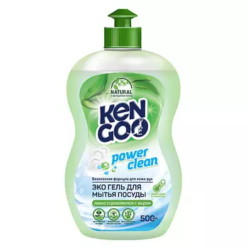 KENGOO Эко Гель для мытья посуды c экстрактом пихты Natural Power Clean