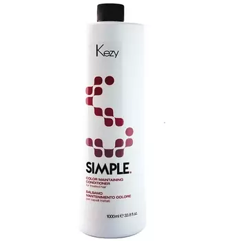 KEZY Бальзам для поддержания цвета окрашенных волос с UV фильтром SIMPLE 1000