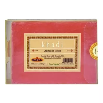 KHADI Натуральное очищающее мыло Абрикос 125.0