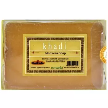 KHADI Натуральное очищающее мыло Алоэ вера 125.0
