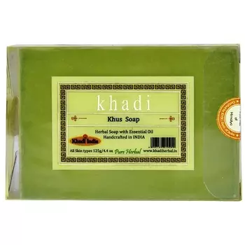 KHADI Натуральное очищающее мыло Ветиверия 125.0