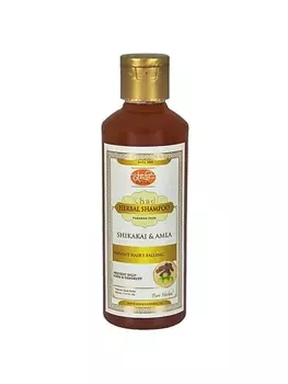 KHADI Шампунь для волос от выпадения Шикакай и Амла 210
