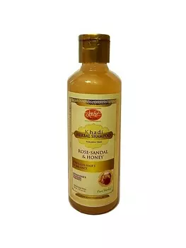 KHADI Шампунь от секущихся кончиков Роза, Сандал и Мед 210