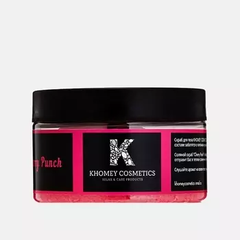 KHOMEY COSMETICS Кремовый соляной скраб для тела Cherry Punch, дикая вишня 250.0