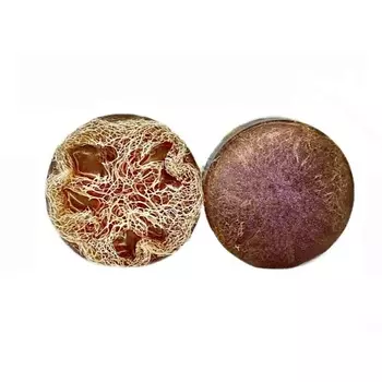 KHOMEY COSMETICS Мыло твердое с люфой осеннее утро с древесной нотой и маслом миндаля 120.0