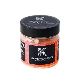 KHOMEY COSMETICS Скраб для тела из масел ши и кокоса Juicy Peach, персиковый смузи 150.0