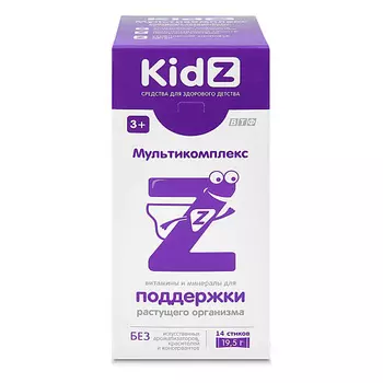KIDZ Мультикомплекс желейный батончик для детей