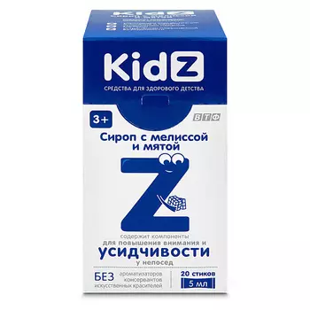 KIDZ Сироп для детей с мелиссой и мятой