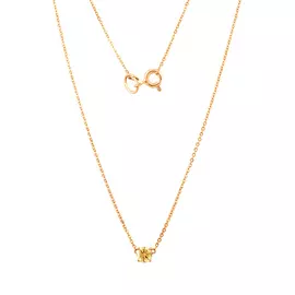 Колье из красного золота с фианитом swarovski 40-1828-11-63