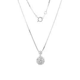 Колье из серебра с фианитом И5-1278-23-01