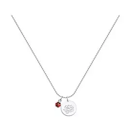 Колье из серебра с кристаллом swarovski 94070483