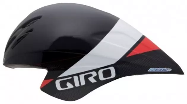 Велошлем Giro ADVANTAGE, черный/белый/красный