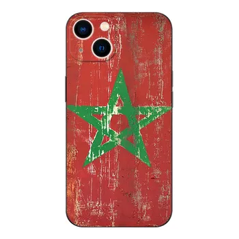 Black Tpu Case For Xiaomi 12 12T lite S X 11lite NE 11i 11T Pro Redmi 10 10A 10C 4G 5G Moroccan Morocco flag xiaomi mi 11T