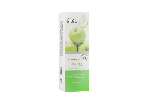 Пилинг-скатка EKEL д/лица с экстрактом яблока Natural Clean peeling gel apple, 100 мл