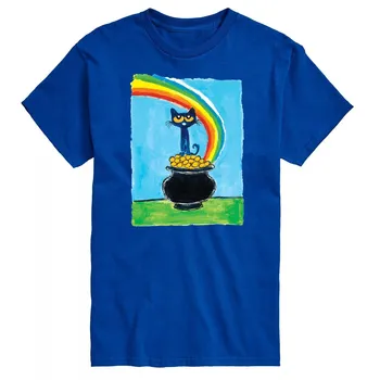 Футболка Big & Tall Pete The Cat Pot Of Gold License