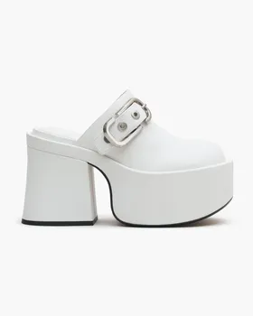 Кожаные сабо Marc Jacobs, белый