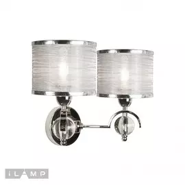 Бра iLamp CHELSEA W2400-2 Nickel