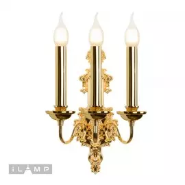 Бра iLamp LOUVRE B8551-3W GD