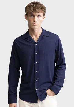 Рубашка MAURICE SHIRT Redefined Rebel, темно-синий