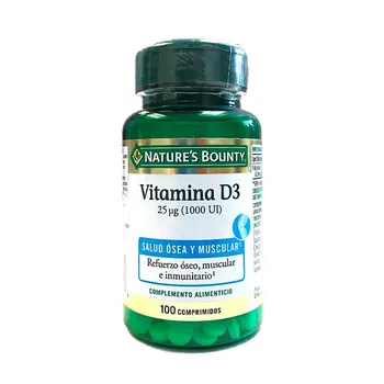 Биологически активная добавка Vitamina D3 Nature'S Bounty, 100 UD