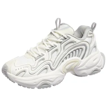 Anta Meteor Comfortable Versatile Shock Absorbing Wear Resistant Low Top Casual Shoes Men Casual Shoes White Gray 112518851-1 39