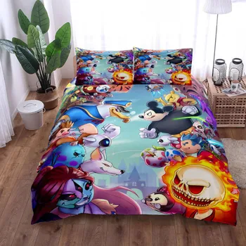 Комплект постельного белья Dexter Lab Kids King Queen Double Full Twin Single Size EU single(135x200cm)