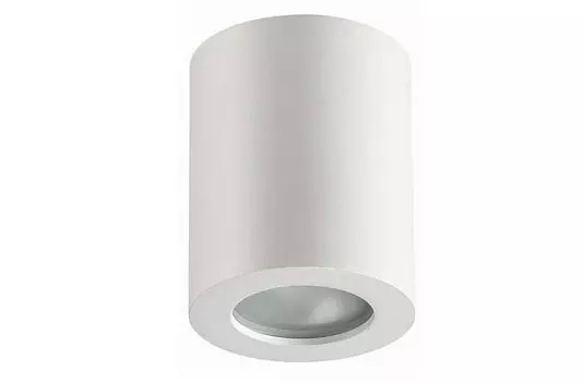 Накладной светильник aquana (odeon light) белый 10.0 см.