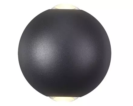 Накладной светильник palla (odeon light) черный 10x10x7 см.