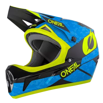 Шлем велосипедный O'Neal SONUS Helmet DEFT, blue/neon yellow