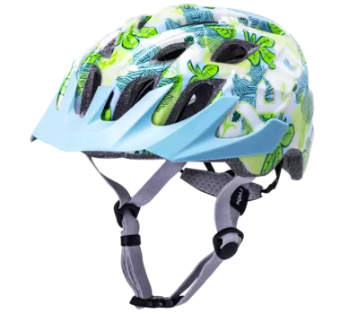 Шлем велосипедный подростковый KALI CHAKRA YOUTH, KIDS, CF, 21 отверстие, Flora Blu