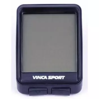 Велокомпьютер Vinca Sport, 12 функций, беспроводной, черный, V 1507 black/black