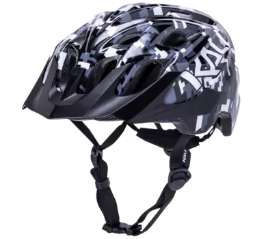 Шлем велосипедный подростковый KALI CHAKRA YOUTH, KIDS, CF, 21 отверстий, Pixel Blk