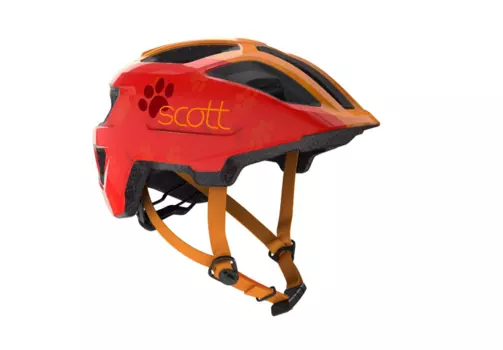 Шлем велосипедный SCOTT Spunto Kid red/orange onesize, 50-56 см, 2019, 270115-1045