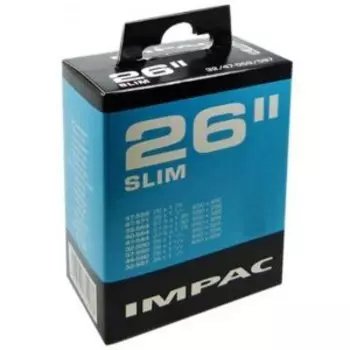 Камера велосипедная Schwalbe IMPAC AV26"Slim, 32/47-559/597, IB AGV 40мм, 70400450