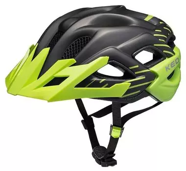 Шлем велосипедный KED Status Junior, детский/подростковый, Black Green Matt, 2020