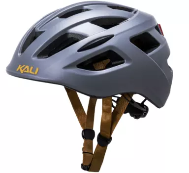 Шлем велосипедный KALI URBAN/CITY/MTB с фонариком CENTRAL Sld, матовый темно-серый 2019