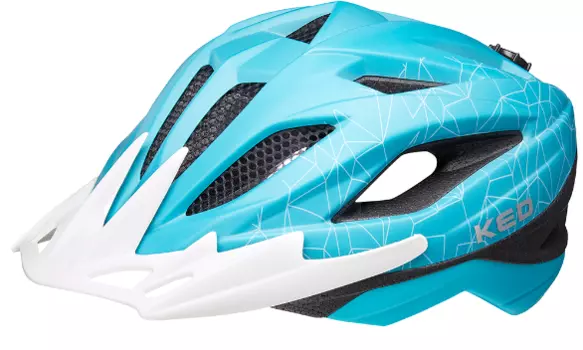 Шлем велосипедный KED Street Junior MIPS, детский, Turquoise White Matt, 2020
