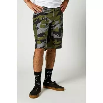 Шорты велосипедные Fox Essex Tech Print Short, Green Camo, 2021 (Размер: 30)