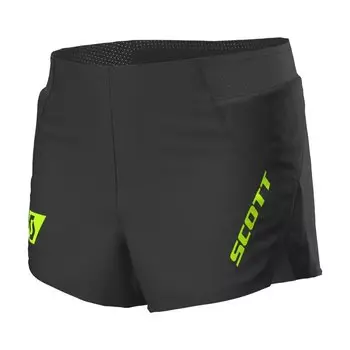 Шорты велосипедные SCOTT Split RC Run black/yellow, 2019, 270164-1040
