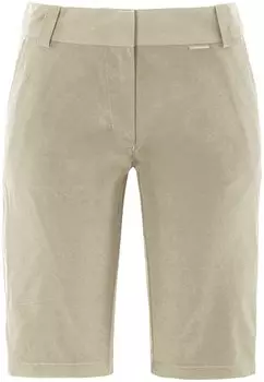 Шорты женские DIDRIKSONS LIV WNS LONG SHORTS, светло-бежевый, 503623 (Размер: 36)